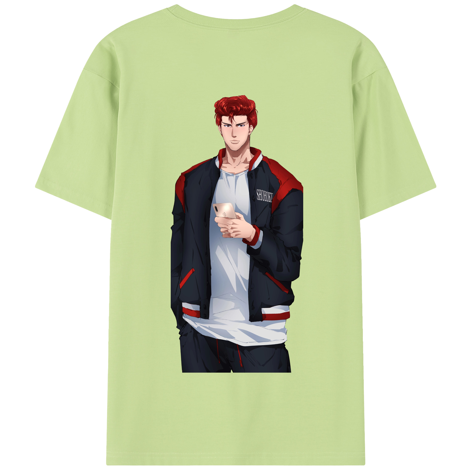 SLAM DUNK／スラムダンク 綿100％半袖Tシャツ（背面プリント）